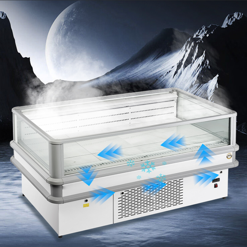 Havo bilan sovutiladigan sovutgichli orol shkafi (3)