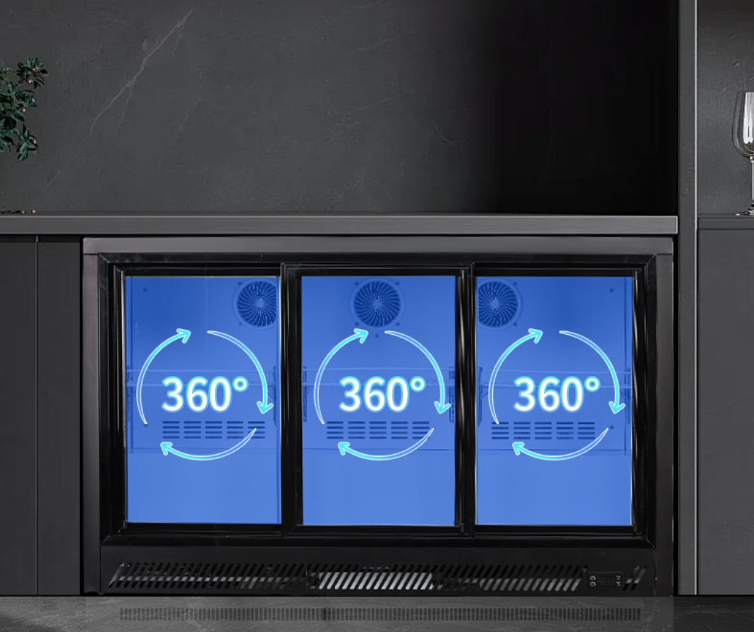 Fekete bevonatú lengőajtó (18)