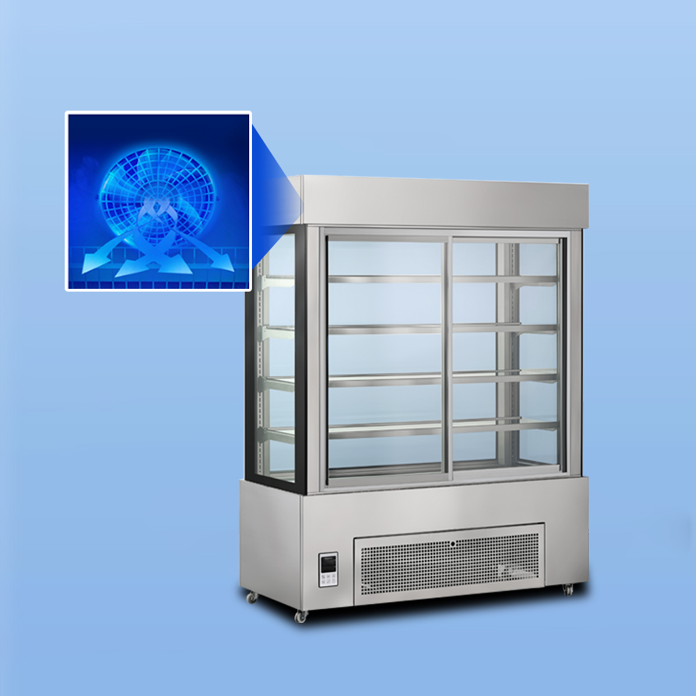 Top air outlet vertical cake cabinet (4)